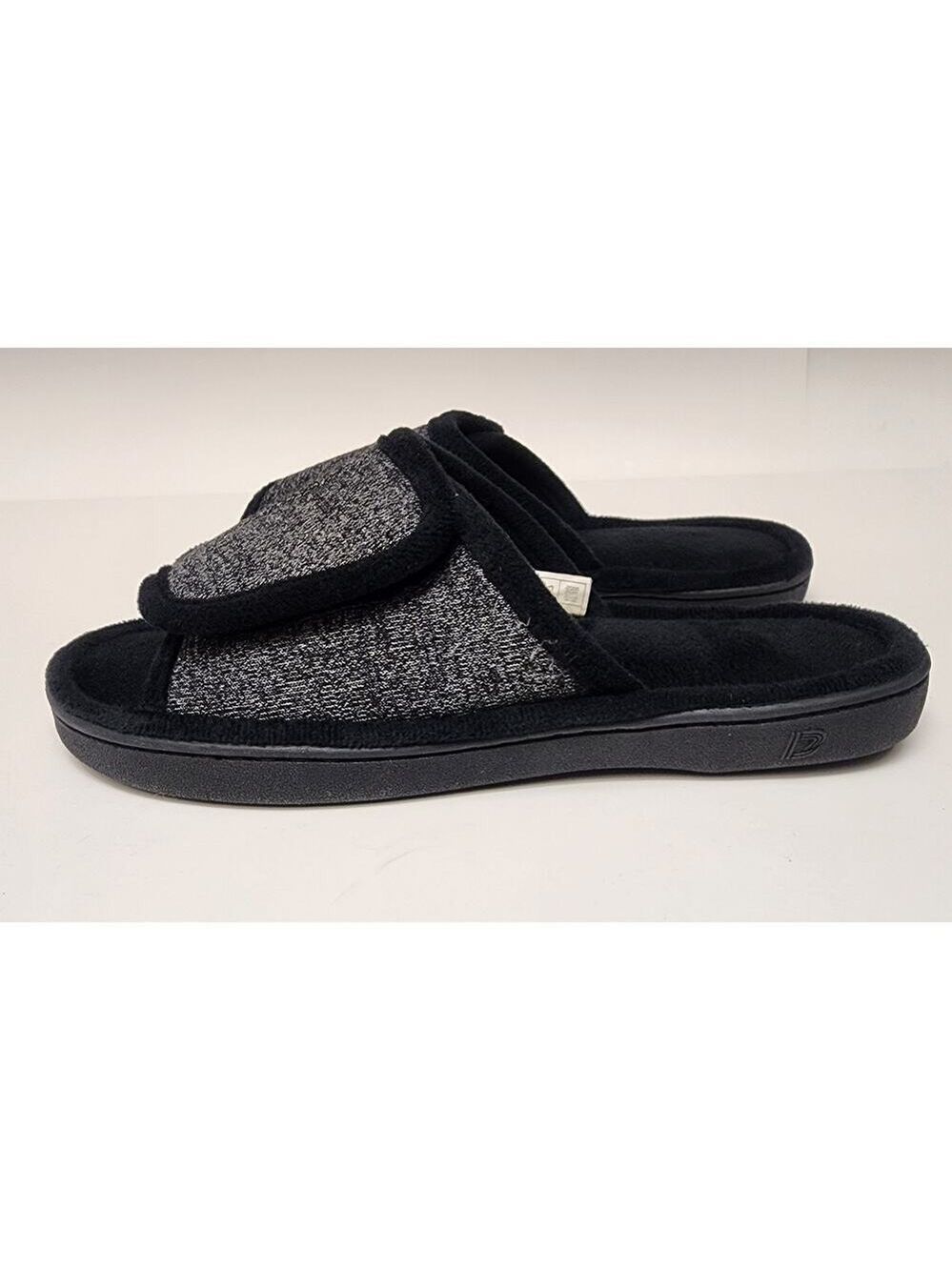 Dena Lives Memory Foam Indoor Slippers Size7-8 Color Black